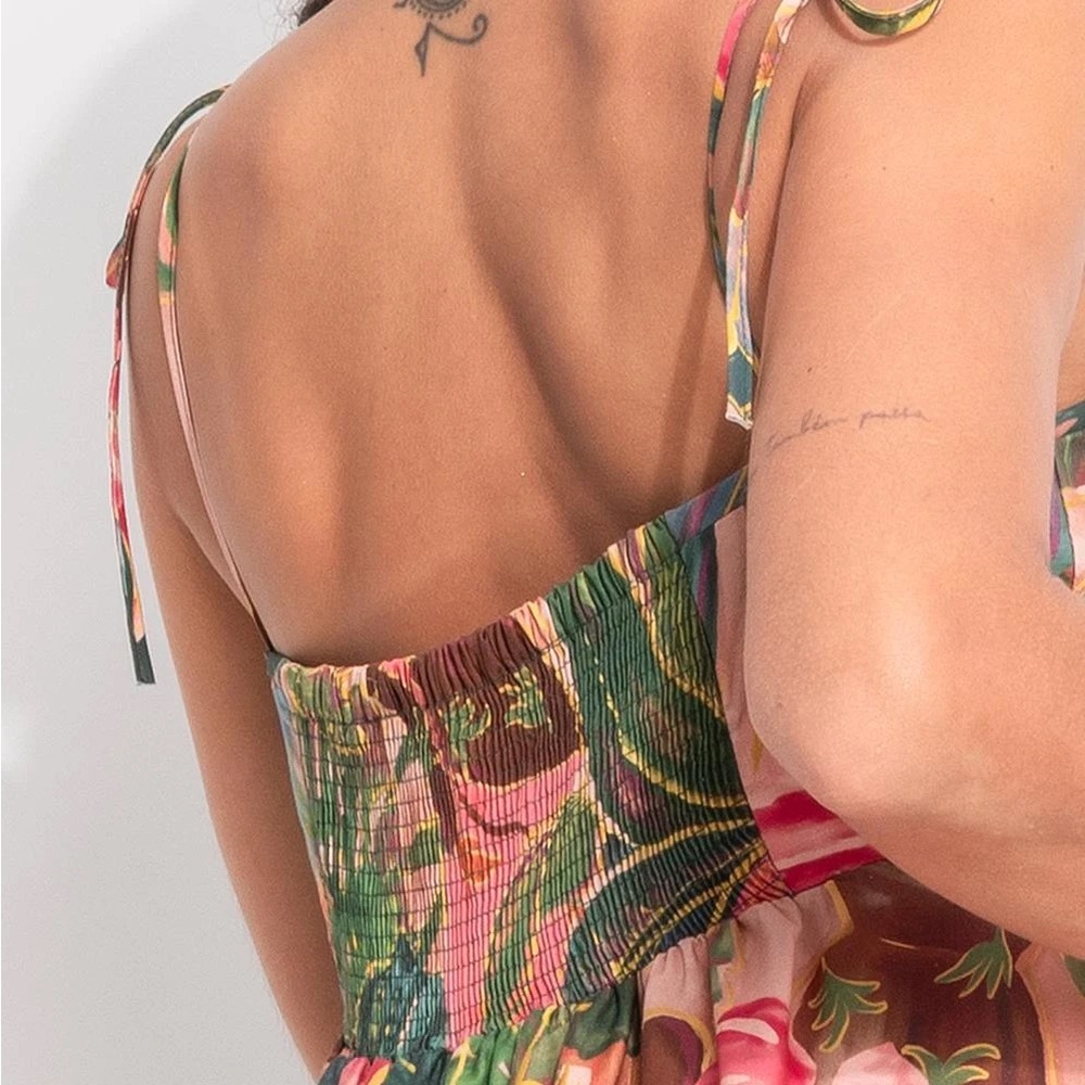 FARM Rio Colorful Leaf Maxi Dress - Picture 5 of 10
